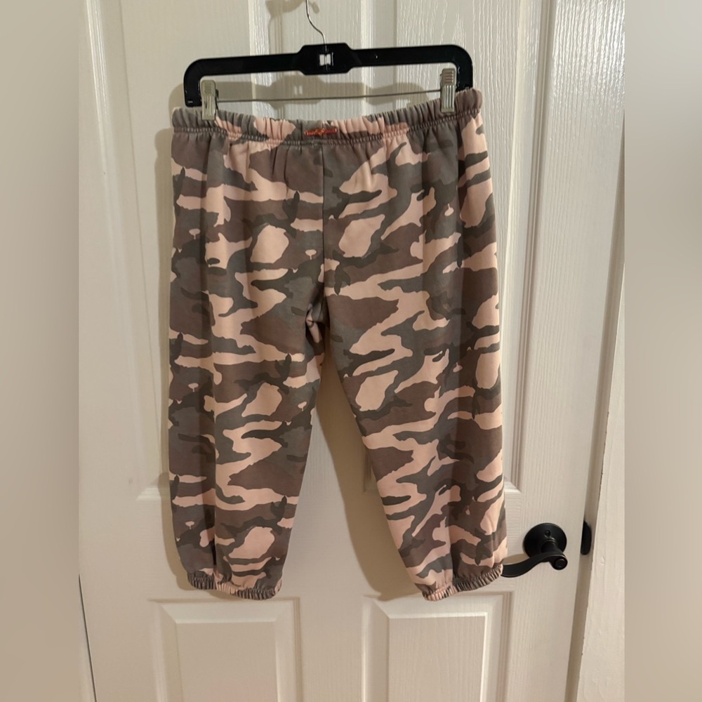 Kings of Cole Pink and Gray Camouflage Cropped Pants